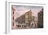 Independentists Pulling Down Statue of King George III in New York, July 9, 1776-Franz Xaver Habermann-Framed Giclee Print