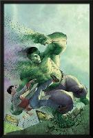 Indestructible Hulk #14 Cover Featuring Hulk, Bruce Banner-Mukesh Singh-Lamina Framed Poster