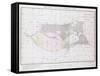 Index Chart of the Cutch Topographical Survey by the Trigonometrical Branch-null-Framed Stretched Canvas