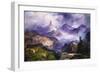 Index Peak, Yellowstone National Park, 1914-Thomas Moran-Framed Giclee Print