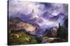Index Peak, Yellowstone National Park, 1914-Thomas Moran-Stretched Canvas