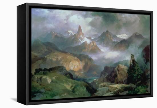 Index Peak, Yellowstone National Park, 1914-Moran-Framed Stretched Canvas
