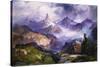 Index Peak, Yellowstone National Park-Thomas Moran-Stretched Canvas