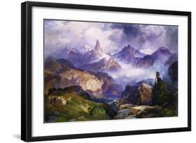 Index Peak, Yellowstone National Park-Thomas Moran-Framed Giclee Print