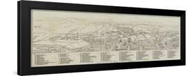 Index Plan of the General View of Edinburgh-null-Framed Premium Giclee Print