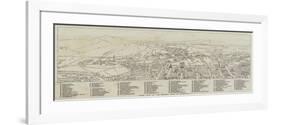 Index Plan of the General View of Edinburgh-null-Framed Giclee Print