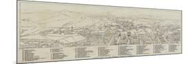 Index Plan of the General View of Edinburgh-null-Mounted Giclee Print