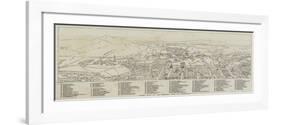 Index Plan of the General View of Edinburgh-null-Framed Giclee Print