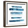 Indi Abstract Foil 1-Sheldon Lewis-Framed Art Print