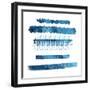 Indi Abstract Foil 1-Sheldon Lewis-Framed Art Print