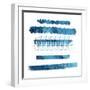 Indi Abstract Foil 1-Sheldon Lewis-Framed Art Print