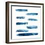 Indi Abstract Foil 2-Sheldon Lewis-Framed Art Print