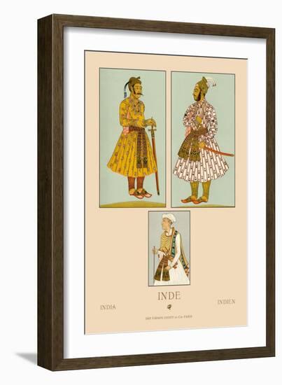 Indi Mogul Emperors-Racinet-Framed Art Print