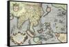 India, 1592-Abraham Ortelius-Framed Stretched Canvas