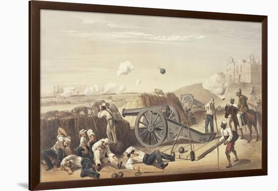 India, 19th Century, Colonial Wars, Battle-null-Framed Giclee Print