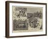 India, a March to a Hill Station with Invalids-null-Framed Giclee Print