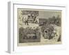 India, a March to a Hill Station with Invalids-null-Framed Giclee Print