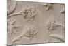 India, Agra, Taj Mahal. Detail of Carved Marble with Flower Design-Cindy Miller Hopkins-Mounted Photographic Print