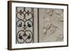 India, Agra, Taj Mahal. Detail of Marble Inlay with Carved Flowers-Cindy Miller Hopkins-Framed Photographic Print