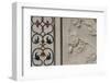 India, Agra, Taj Mahal. Detail of Marble Inlay with Carved Flowers-Cindy Miller Hopkins-Framed Photographic Print