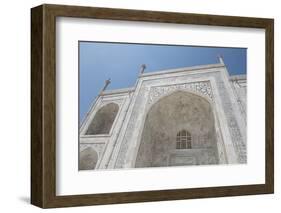 India, Agra, Taj Mahal. Famous Landmark Memorial to Queen Mumtaz Mahal-Cindy Miller Hopkins-Framed Photographic Print