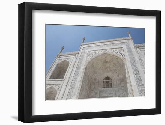 India, Agra, Taj Mahal. Famous Landmark Memorial to Queen Mumtaz Mahal-Cindy Miller Hopkins-Framed Photographic Print