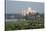 India, Agra. Taj Mahal from the Red Fort of Agra. Sandstone Fortress-Cindy Miller Hopkins-Stretched Canvas