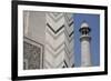 India, Agra, Taj Mahal. Memorial to Queen Mumtaz Mahal. Geometric Wall-Cindy Miller Hopkins-Framed Photographic Print