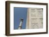 India, Agra, Taj Mahal. Ornate Marble Wall with Corner Tower-Cindy Miller Hopkins-Framed Photographic Print