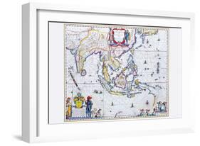 India and Southeast Asia-Willem Janszoon Blaeu-Framed Art Print