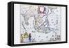 India and Southeast Asia-Willem Janszoon Blaeu-Framed Stretched Canvas