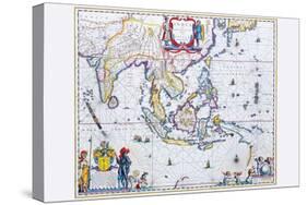 India and Southeast Asia-Willem Janszoon Blaeu-Stretched Canvas
