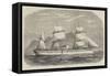 India and the Prince of Wales, HMS Serapis-Edwin Weedon-Framed Stretched Canvas