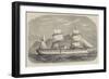 India and the Prince of Wales, HMS Serapis-Edwin Weedon-Framed Giclee Print