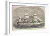 India and the Prince of Wales, HMS Serapis-Edwin Weedon-Framed Giclee Print