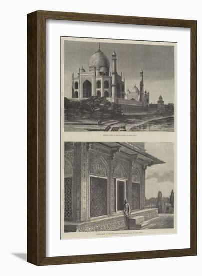 India and the Prince of Wales-null-Framed Giclee Print