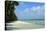 India, Andaman Islands, Havelock, White Sand Beach at Low Tide-Anthony Asael-Stretched Canvas