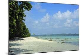 India, Andaman Islands, Havelock, White Sand Beach at Low Tide-Anthony Asael-Mounted Photographic Print