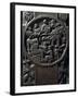 India, Bas-Relief Depicting Monkeys Using an Elephant to Pull a Tooth from a Giant-null-Framed Giclee Print