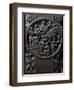 India, Bas-Relief Depicting Monkeys Using an Elephant to Pull a Tooth from a Giant-null-Framed Giclee Print