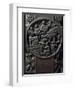 India, Bas-Relief Depicting Monkeys Using an Elephant to Pull a Tooth from a Giant-null-Framed Giclee Print