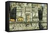 India, Bihar, Bodh Gaya, Mahabodhi Complex, Great Awakening Temple-Anthony Asael-Framed Stretched Canvas