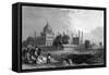 India Bijaipur-Thomas Allom-Framed Stretched Canvas