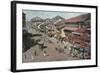 India, Bombay Street 1890-null-Framed Art Print