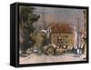 India, Bombay Street 1931-Donald Maxwell-Framed Stretched Canvas