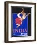 India by Air-Jean Pierre Got-Framed Art Print