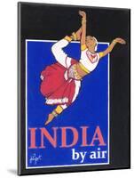 India by Air-Jean Pierre Got-Mounted Art Print