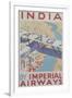 India by Imperial Airways Poster-null-Framed Giclee Print