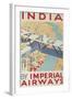India by Imperial Airways-null-Framed Art Print