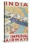 India by Imperial Airways-null-Stretched Canvas